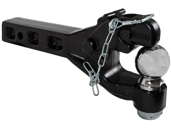 RM62000 – BUYERS PROD Pintle Hook, 2 Inch Hitch Receiver Mount 12000 Pound Towing Capacity 2400 Pound Vertical Capaci...